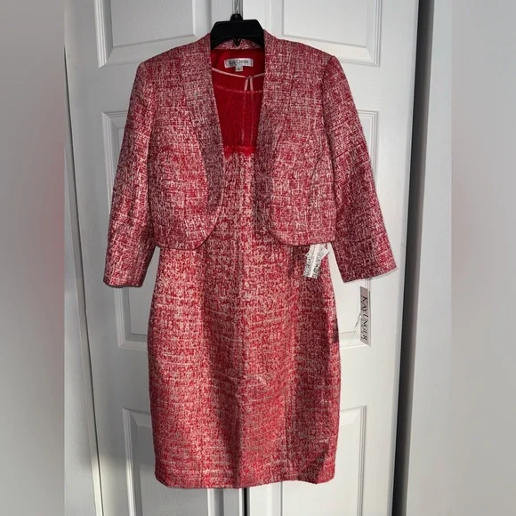 kay unger red dress Red Formal Dress Kay Unger NWOT S (4-6)